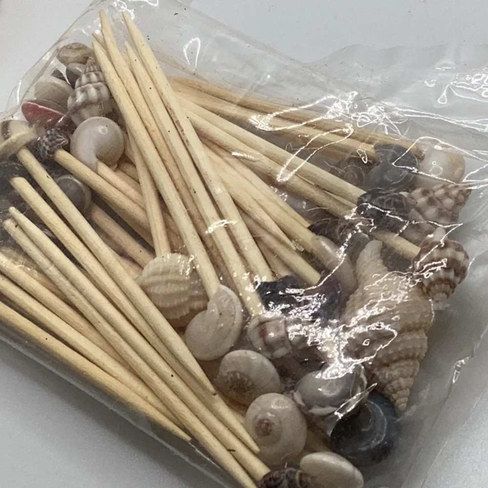 Seashell Hors D'Oeuvre Picks Set